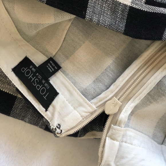 TOP SHOP Plaid Skirt - Picture 2 of 3